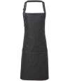 PR126 Premier Denim Bib Apron BLACK DENIM colour image